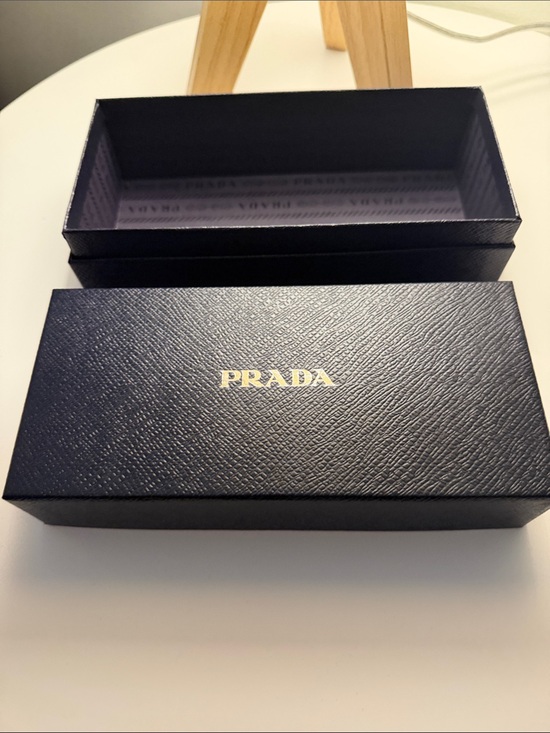 Prada Accessories - Prada Black Box with Silver Logo